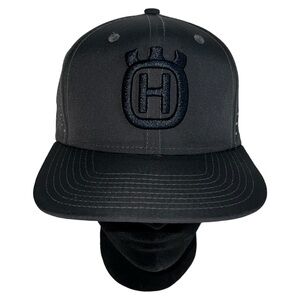 NEW ERA 9Fifty Cap Hat ~ HUSQVARNA MOTORCYCLES ~ Gray ~ Snapback Embroidered S/M